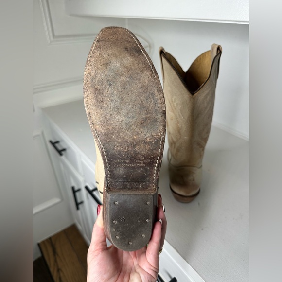 Bed|Stu Cobbler Series Women’s Handcrafted Leather Cowboy Boots Goodyear Welt - Picture 8 of 11